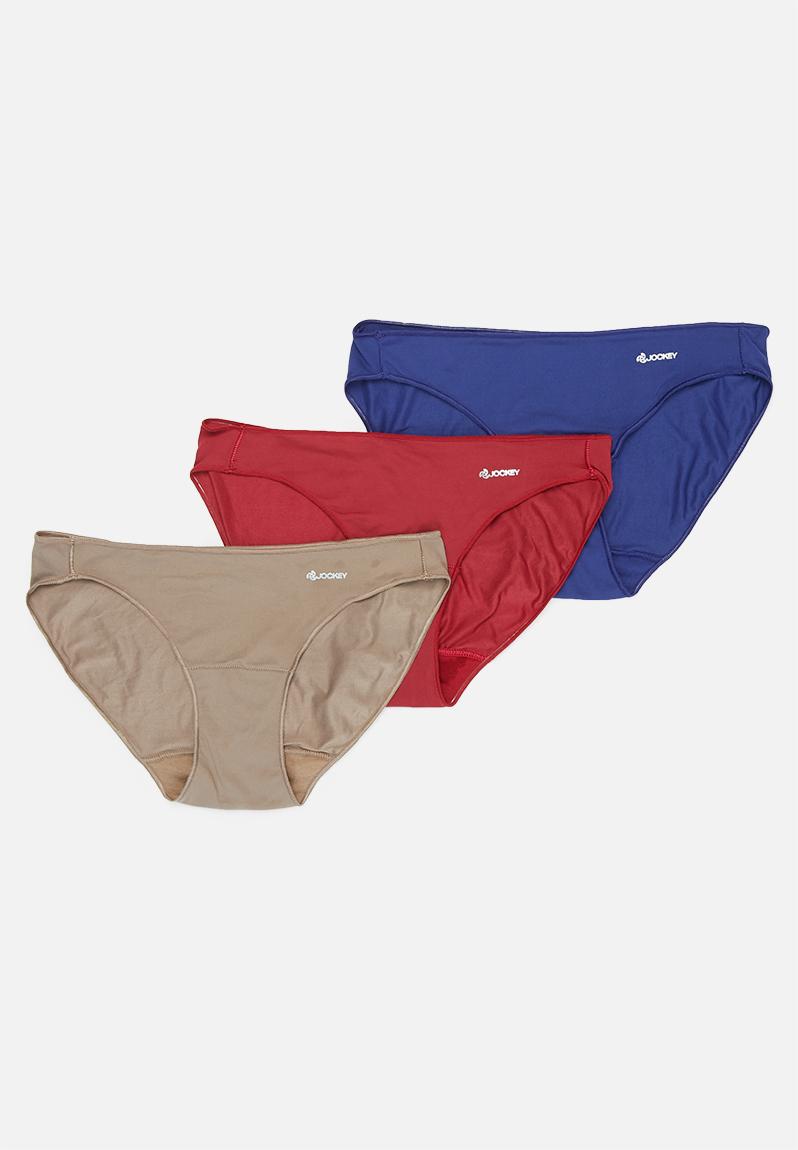 3-pack npl bikini - blueprint / cherry / cappucino Jockey Panties ...