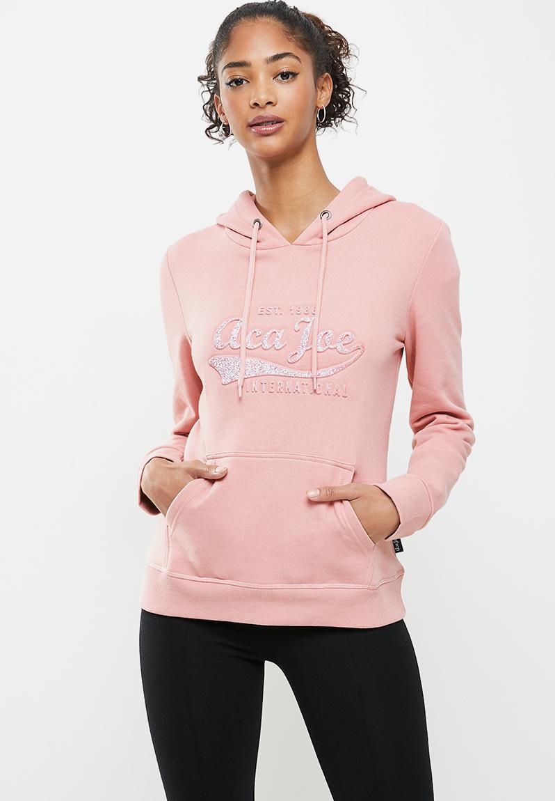 Fleece pullover hoodie - pink Aca Joe Hoodies & Sweats | Superbalist.com