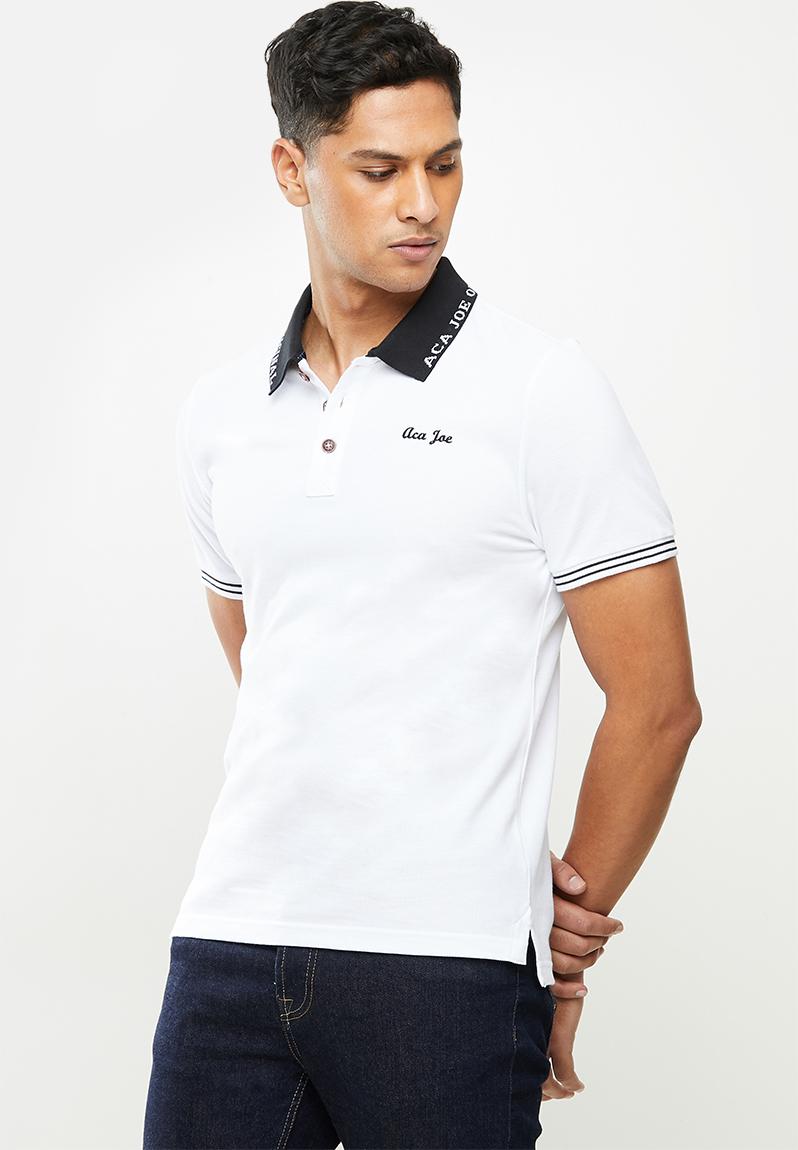 Aca joe golfer - white Aca Joe T-Shirts & Vests | Superbalist.com
