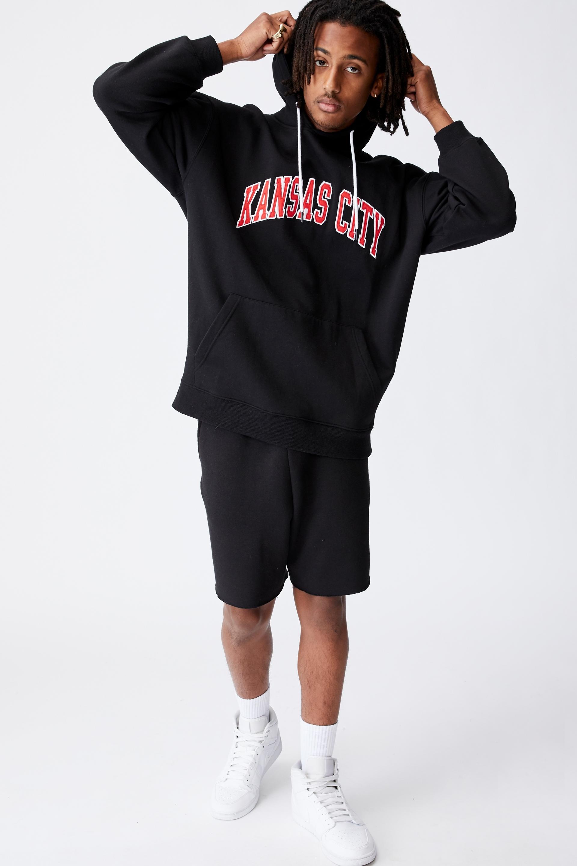 Elite oversized hoodie - black/kansas city Factorie Hoodies & Sweats ...