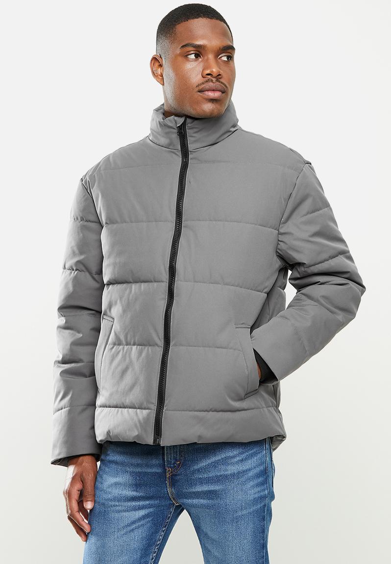 Puffer jacket - charcoal Factorie Jackets | Superbalist.com