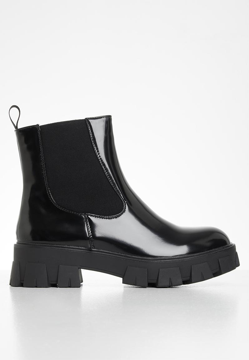 Lego sole chelsea boot - black Missguided Boots | Superbalist.com