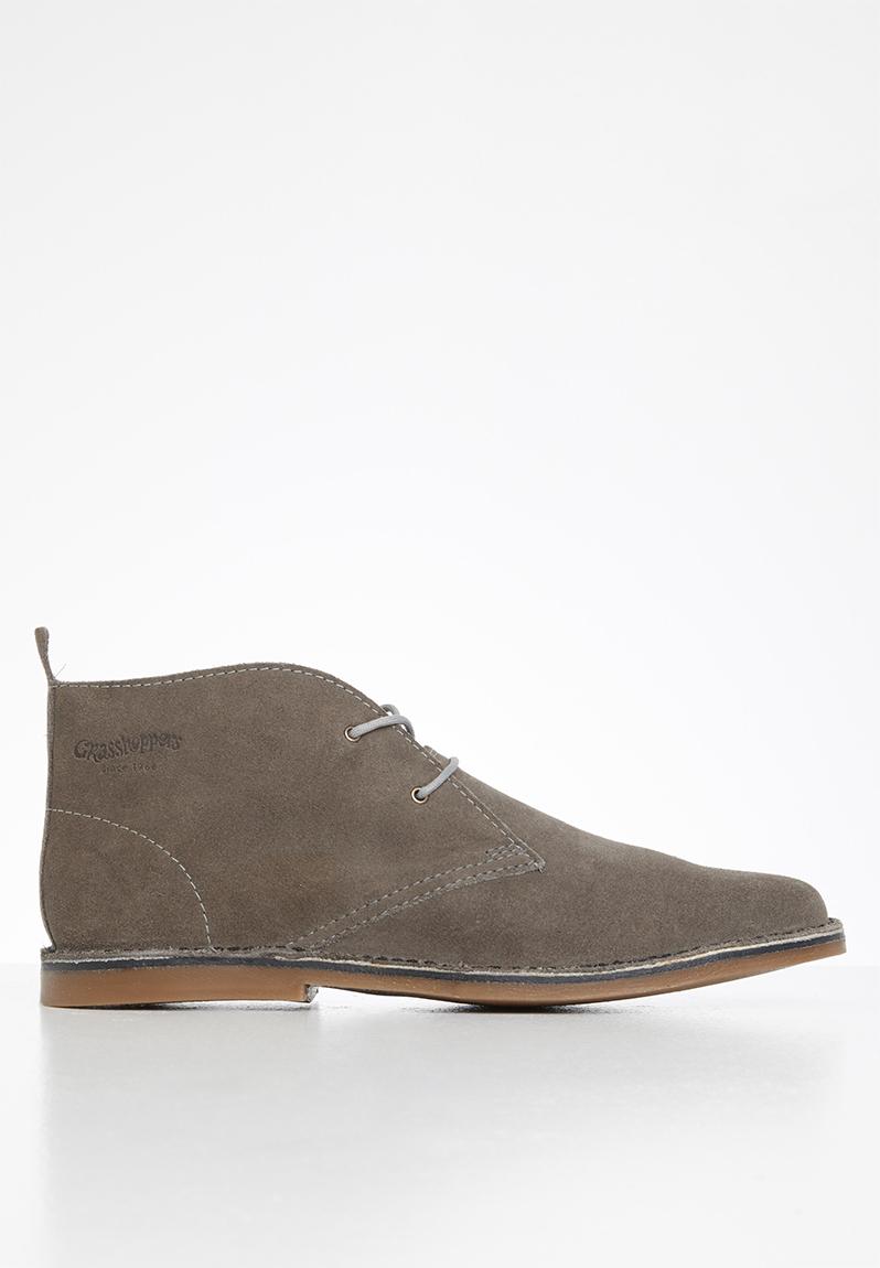 Lewis buck suede - grey Grasshoppers Boots | Superbalist.com