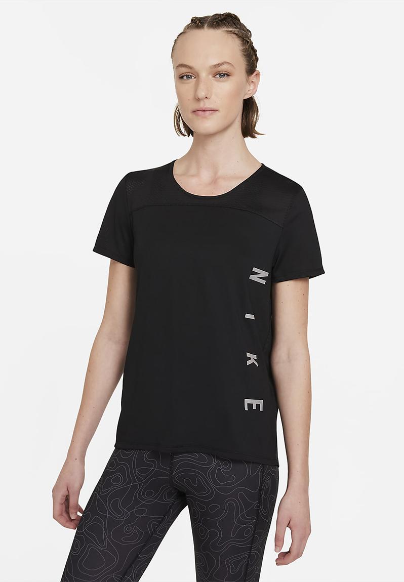 Nk run dvn miler ss top gx - black Nike T-Shirts | Superbalist.com