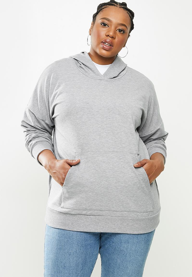 Download Oversized hoodie-grey melange Blake Tops | Superbalist.com