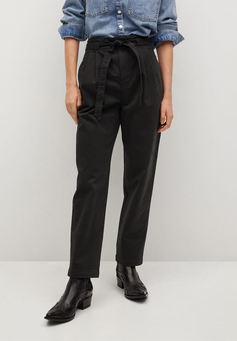 mango drawstring trousers