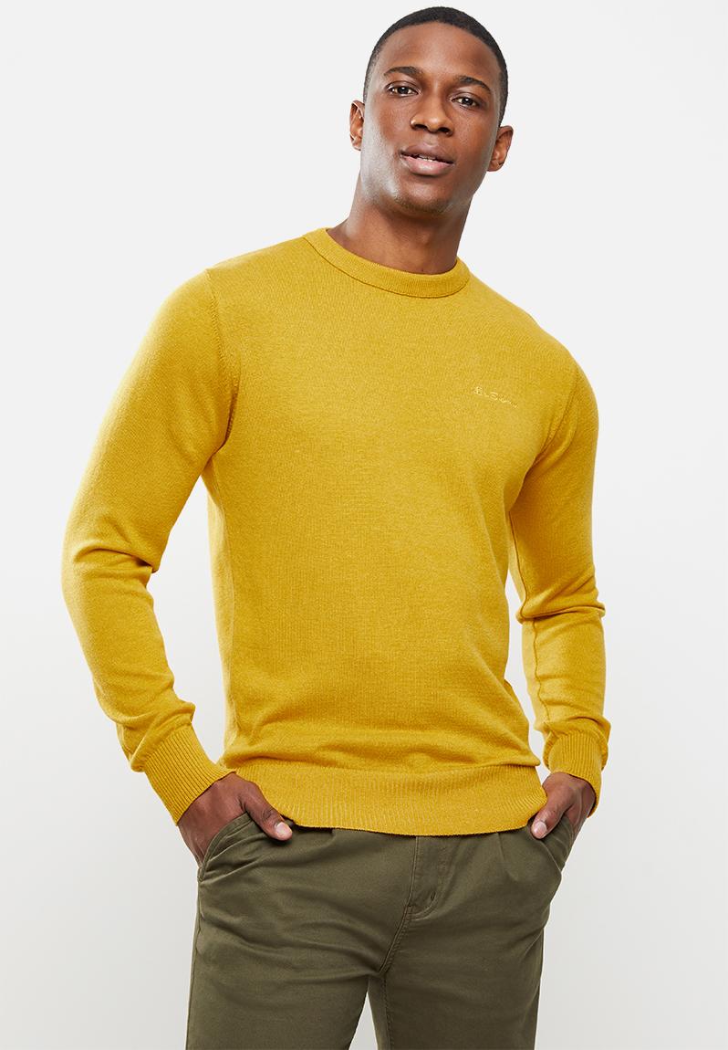 Crew knit - mustard1 Ben Sherman Knitwear | Superbalist.com