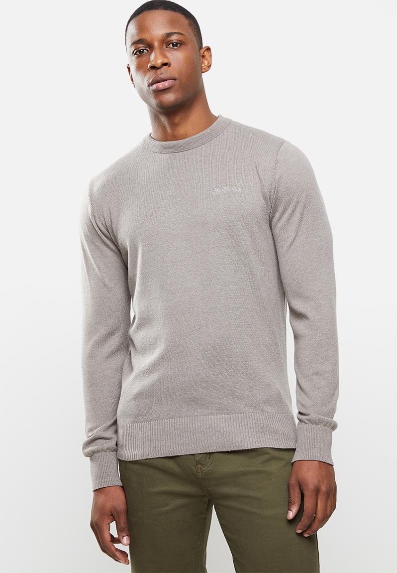 Crew knit - grey Ben Sherman Knitwear | Superbalist.com