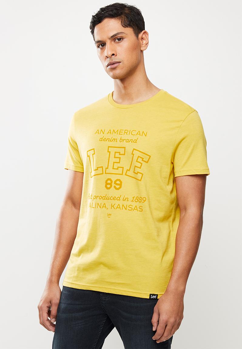 All american tee - yellow Lee T-Shirts & Vests | Superbalist.com