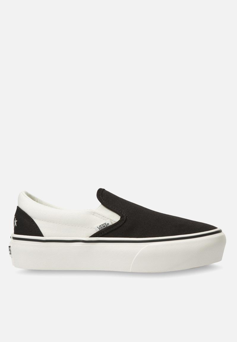 Ua slip-on platform sf - vn0a3mvc4xy1 - (surf supply) karina/black Vans ...