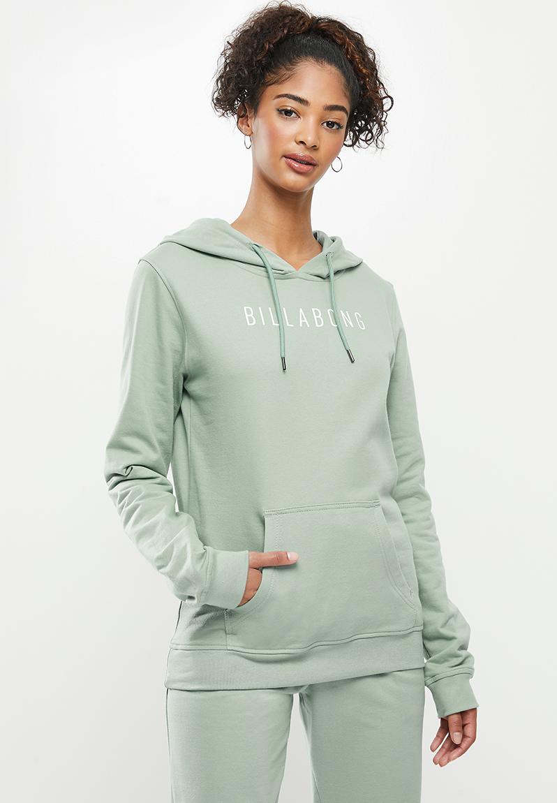 Rebellion pop hoodie - mineral green Billabong Hoodies & Sweats ...