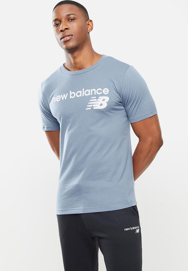 Nb classics core logo tee - deep porcelain blue New Balance T-Shirts ...