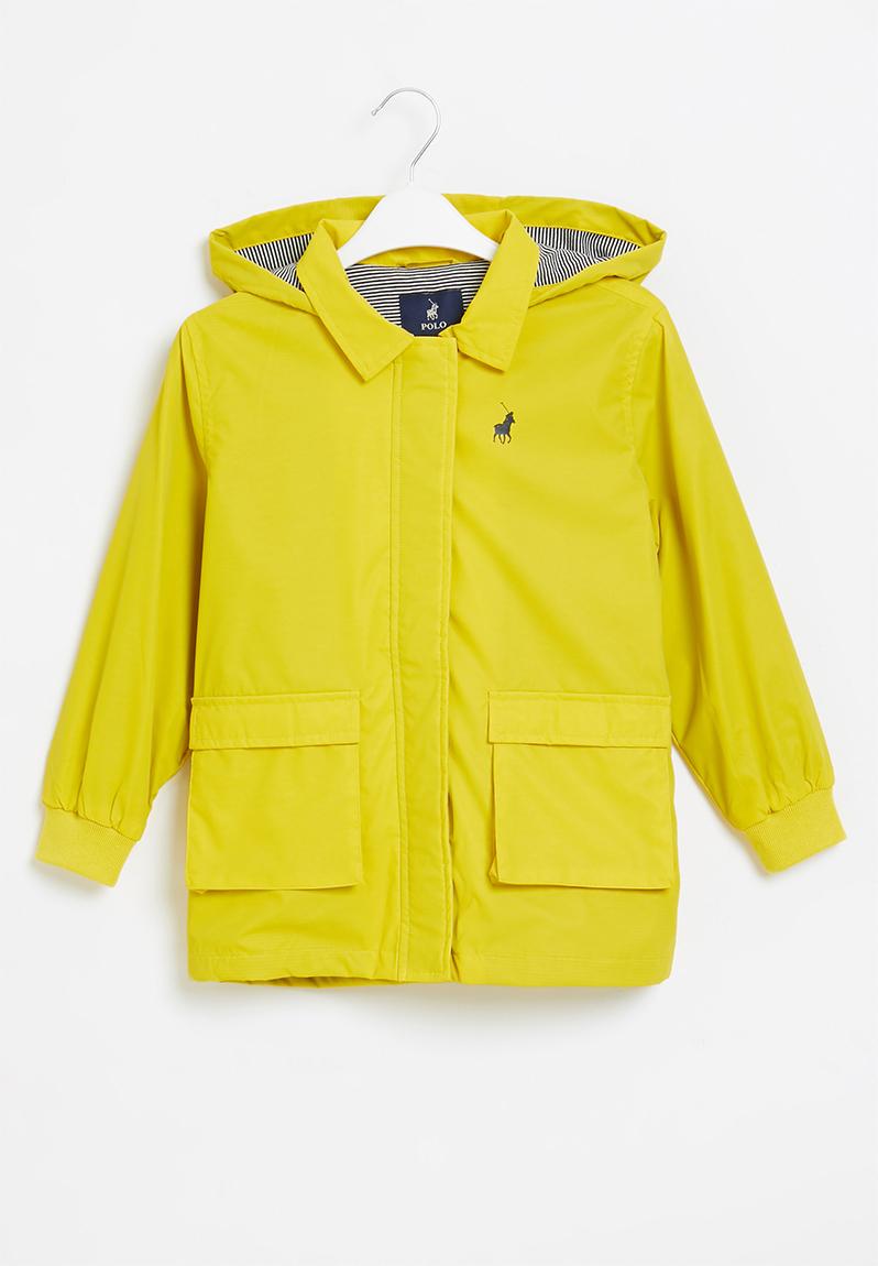 Girls harper raincoat - yellow POLO Jackets & Knitwear | Superbalist.com