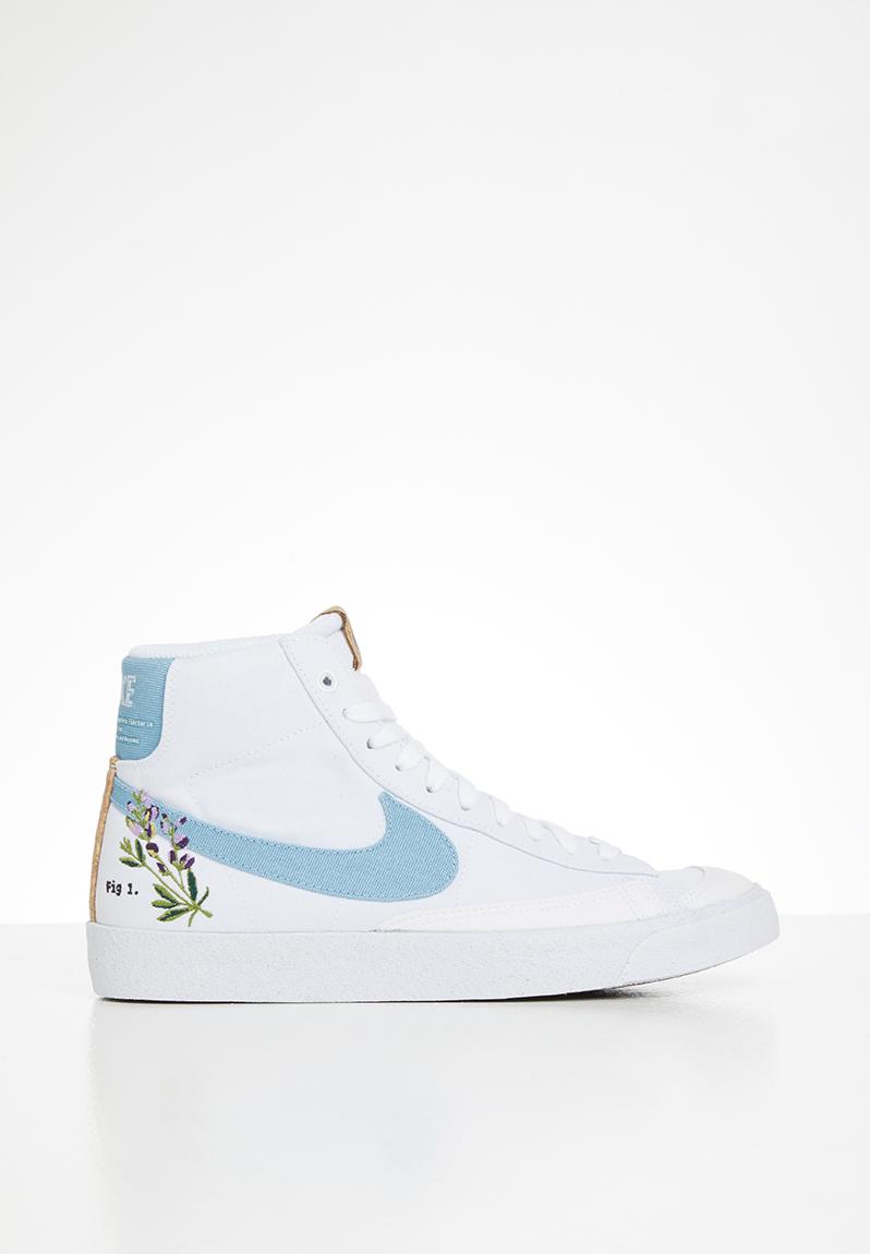 nike blazer mid 77 white obsidian volt