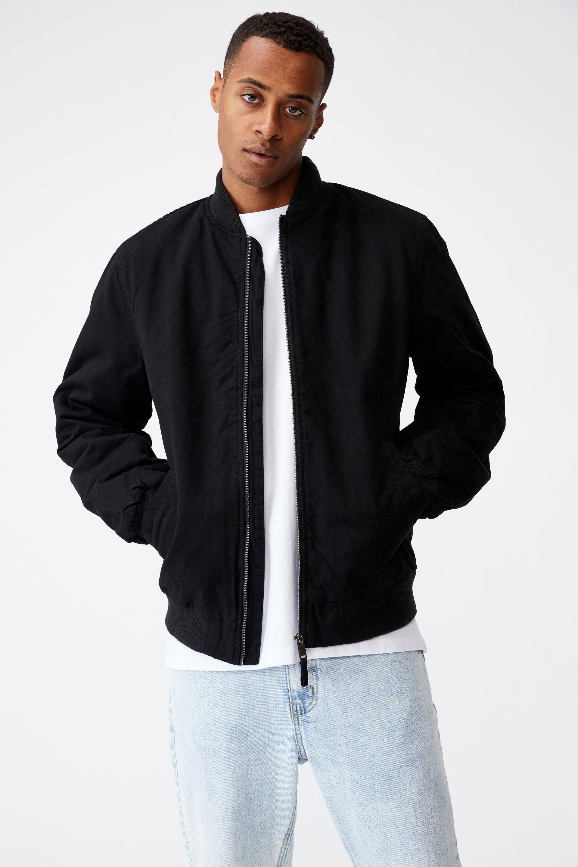 Twill bomber jacket - black Cotton On Jackets | Superbalist.com
