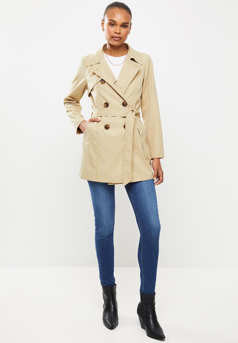 Valerie trenchcoat - ginger root ONLY Coats | Superbalist.com