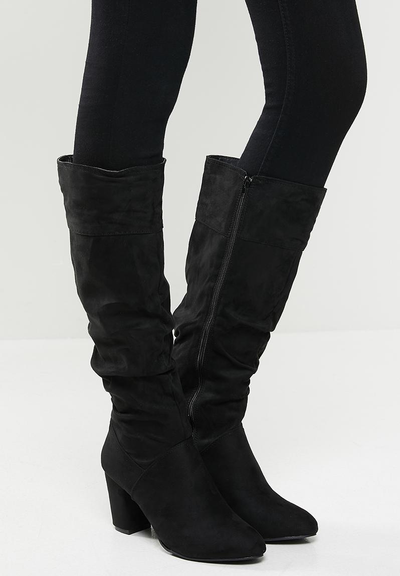 Zena rouched boot - black Madison® Boots | Superbalist.com