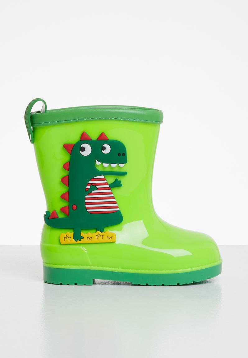 Boys dino wellington boots - green POP CANDY Shoes | Superbalist.com