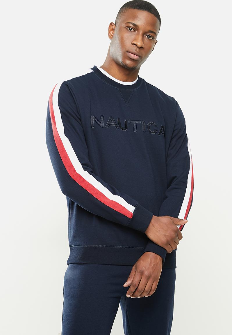 Fleece logo crew - navy Nautica Hoodies & Sweats | Superbalist.com