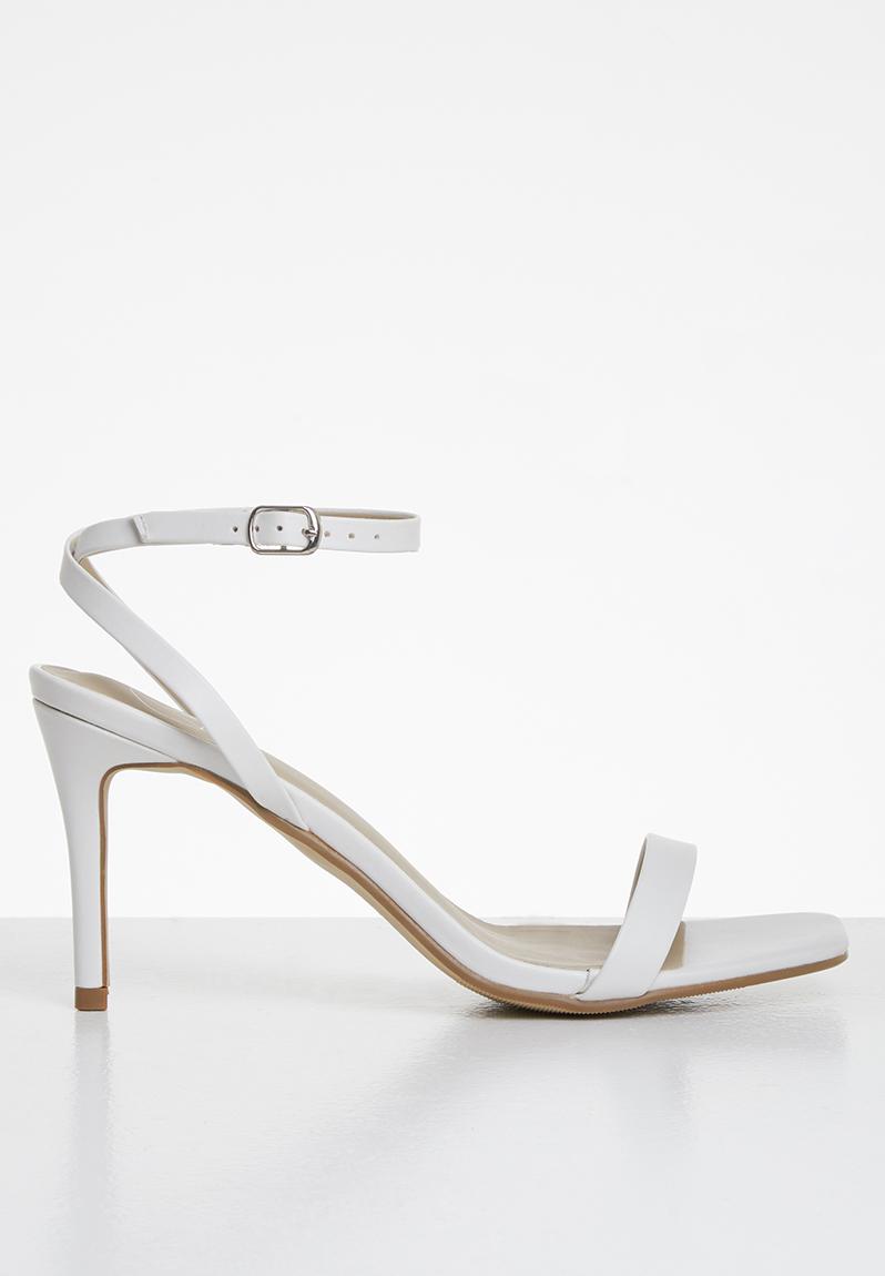 Barely there low heel - white Missguided Heels | Superbalist.com