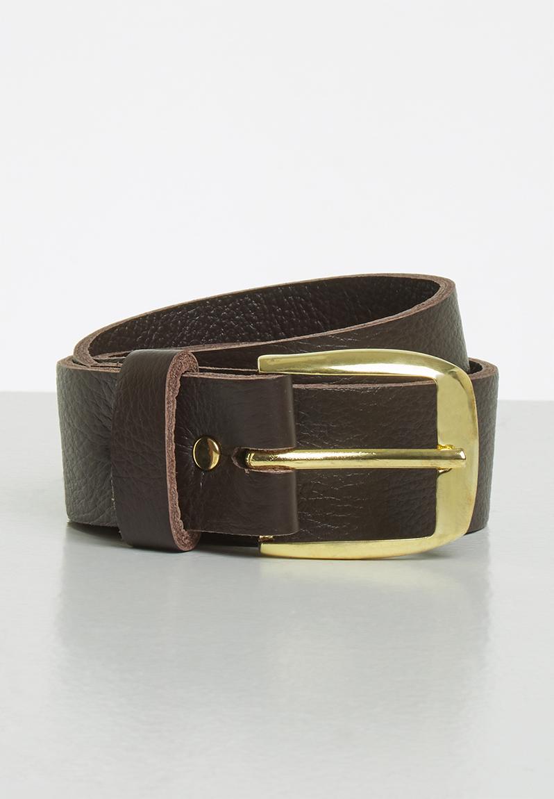 Denver leather belt - brown Superbalist Belts | Superbalist.com