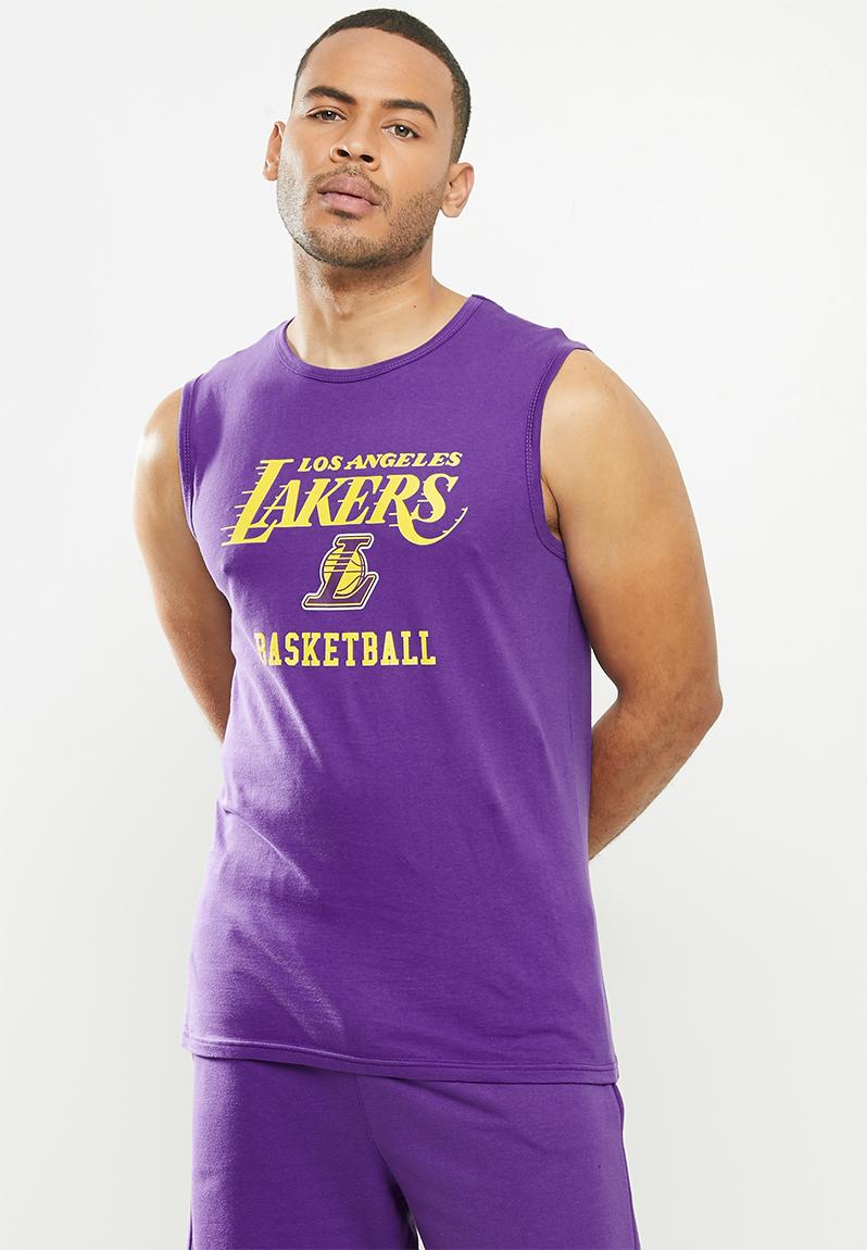 lakers vest mens