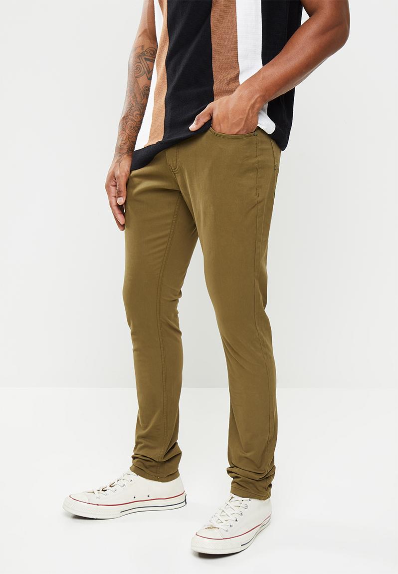 Five pocket slim fit trouser - cedar Jonathan D Pants & Chinos ...