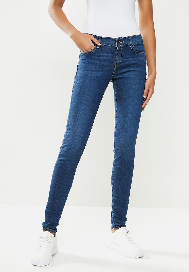 levi's 710 super skinny blue