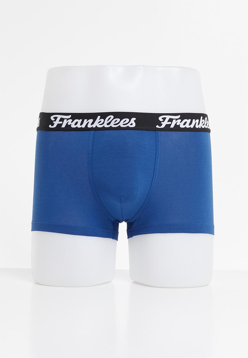 Franklees short leg trunks - midnight blue Franklees Underwear ...