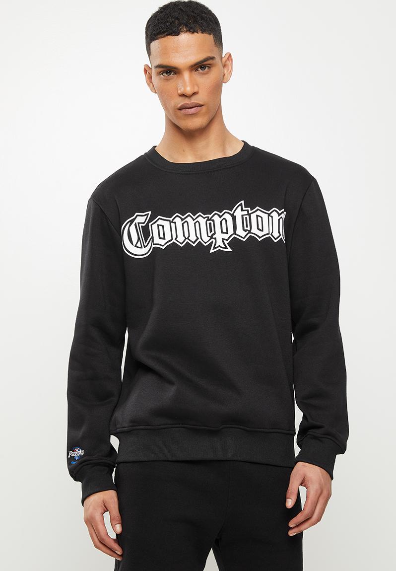 Compton crew sweater - black Lonsdale Hoodies, Sweats & Jackets ...