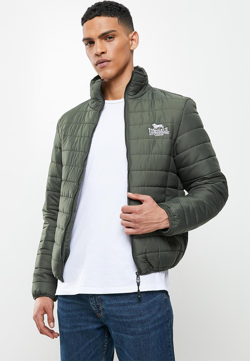 Puffer jacket - olive Lonsdale Hoodies, Sweats & Jackets | Superbalist.com
