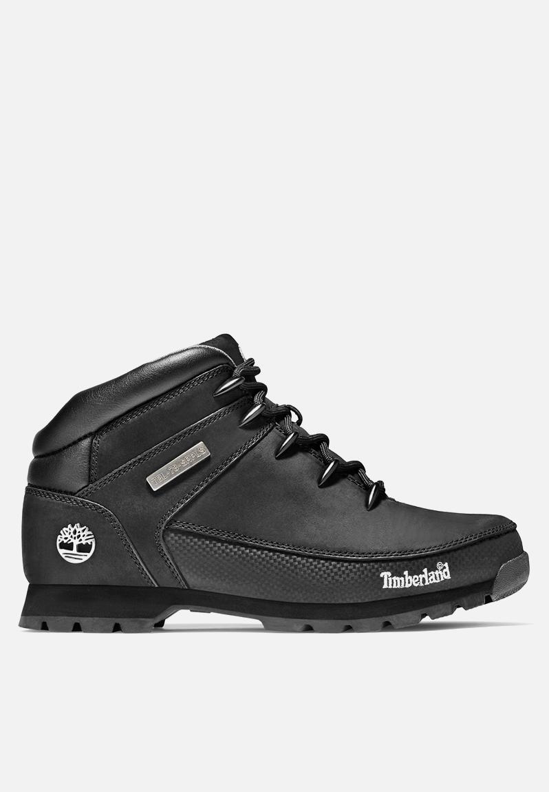 euro sprint mid hiker for men in black nubuck