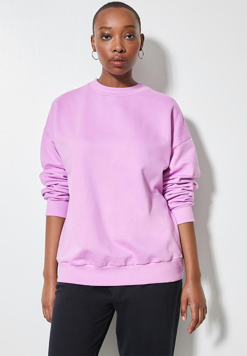 Crew neck sweat - mid mauve Superbalist Hoodies & Sweats | Superbalist.com