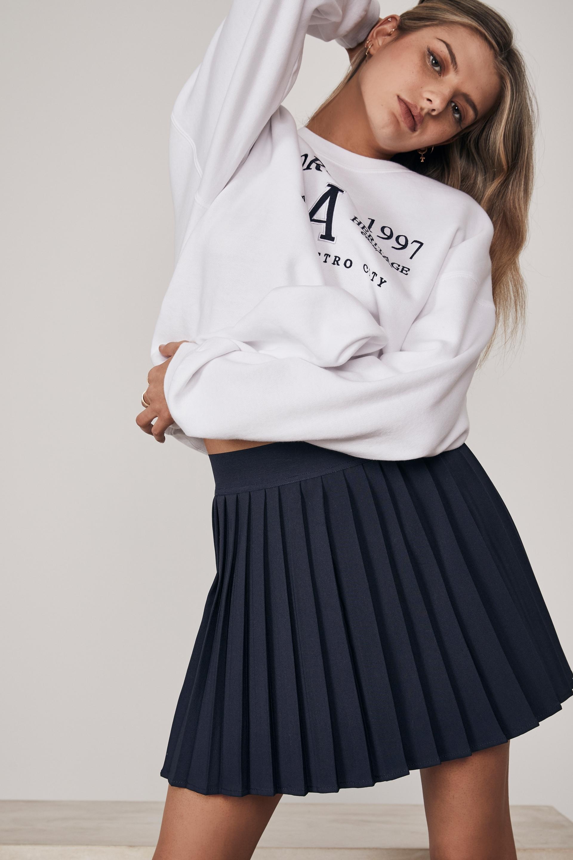 Mini pleat skirt - navy blazer Factorie Skirts | Superbalist.com