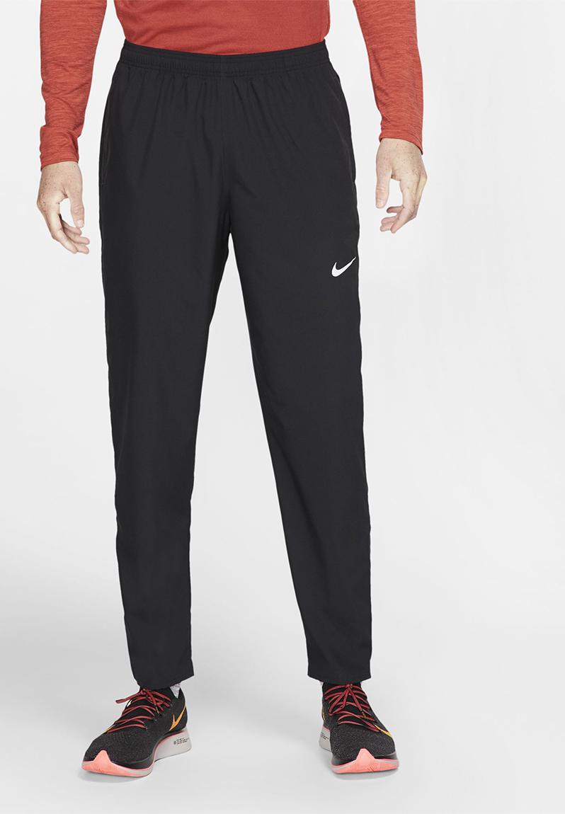 M nk df run stripe wvn pant - black/reflective silv Nike Sweatpants ...
