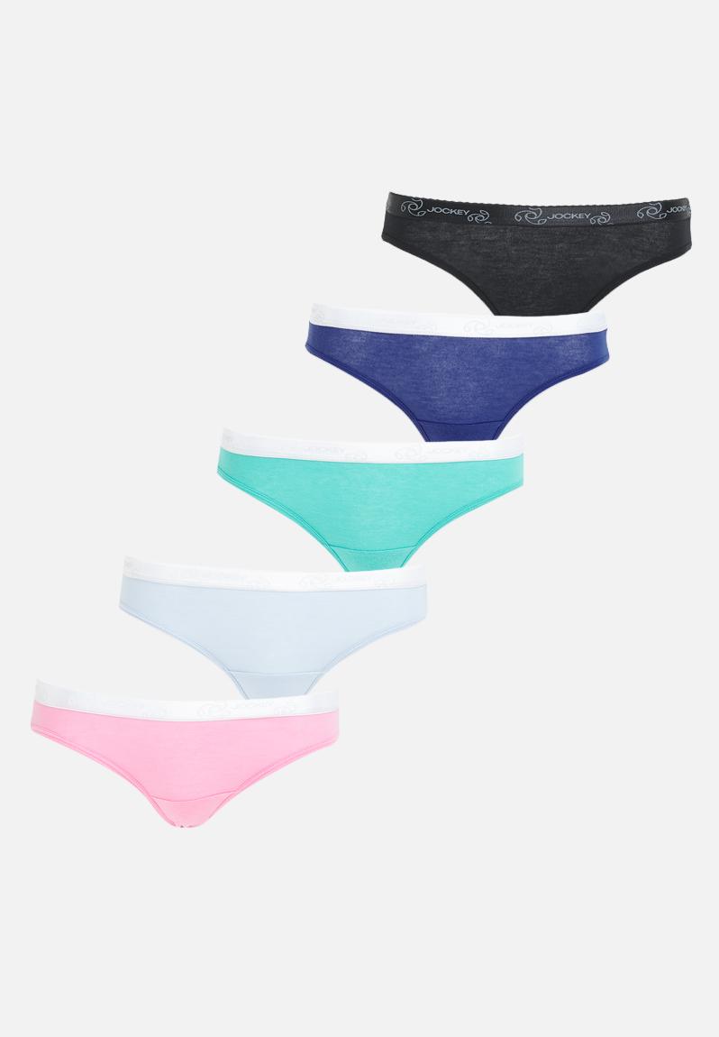 5-pack plain bikini - multi Jockey Panties | Superbalist.com