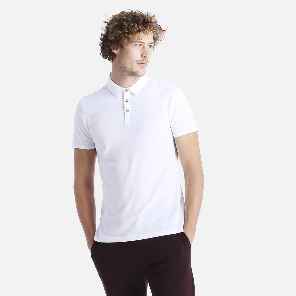 Cotton Polo - White New Look T-Shirts & Vests | Superbalist.com