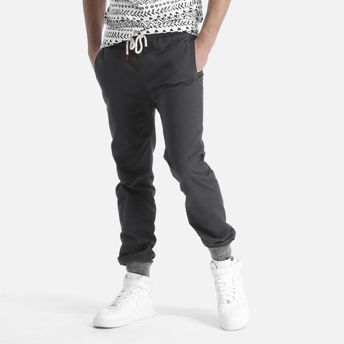 Brooks Dark Blue Cotton Blend Jogger Pants