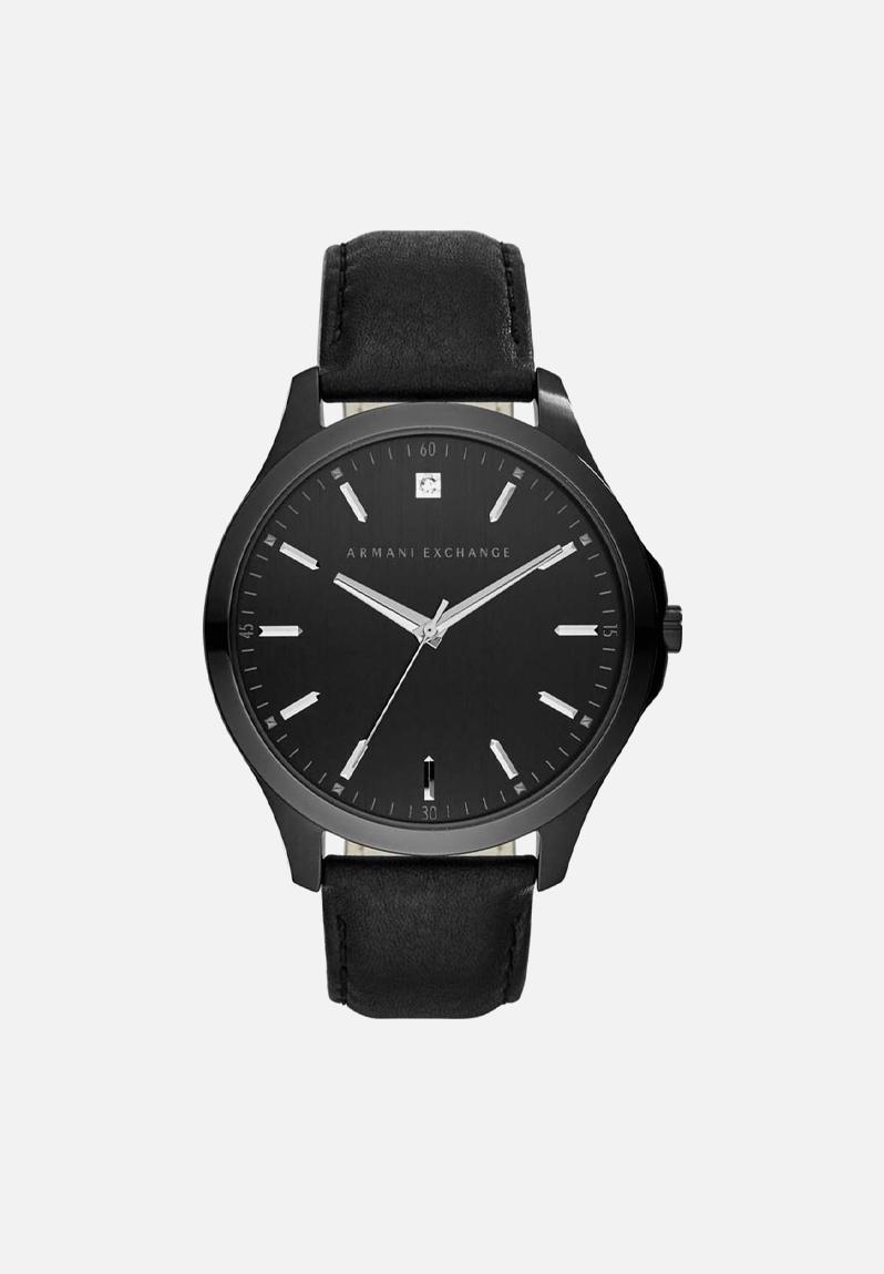 Hampton leather - black Armani Exchange Watches | Superbalist.com