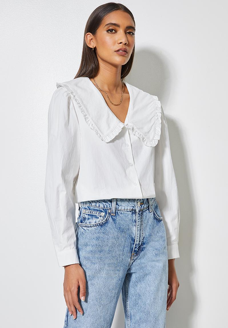 Peterpan collar blouse - white Superbalist Blouses | Superbalist.com