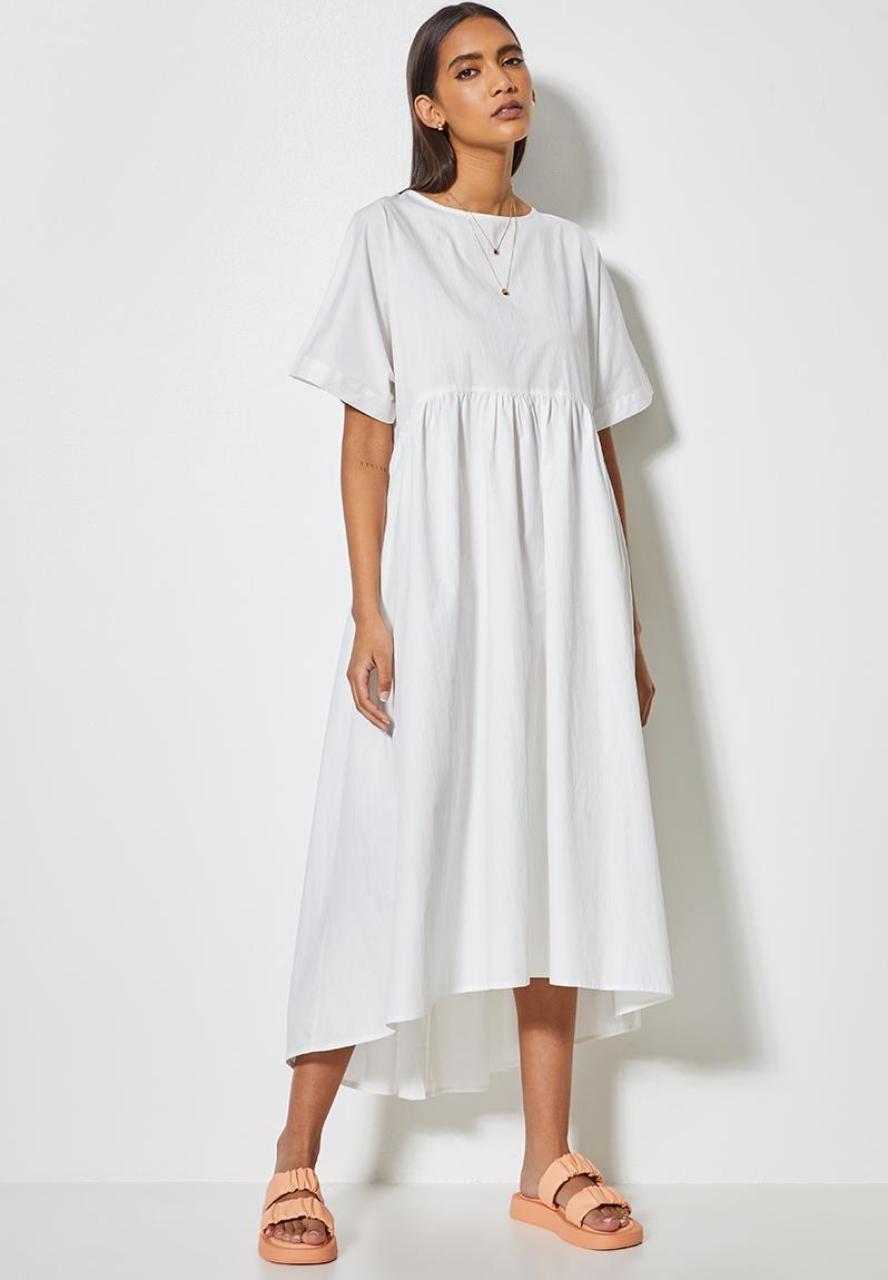 Volume pocket trapeze dress - white Superbalist Casual | Superbalist.com