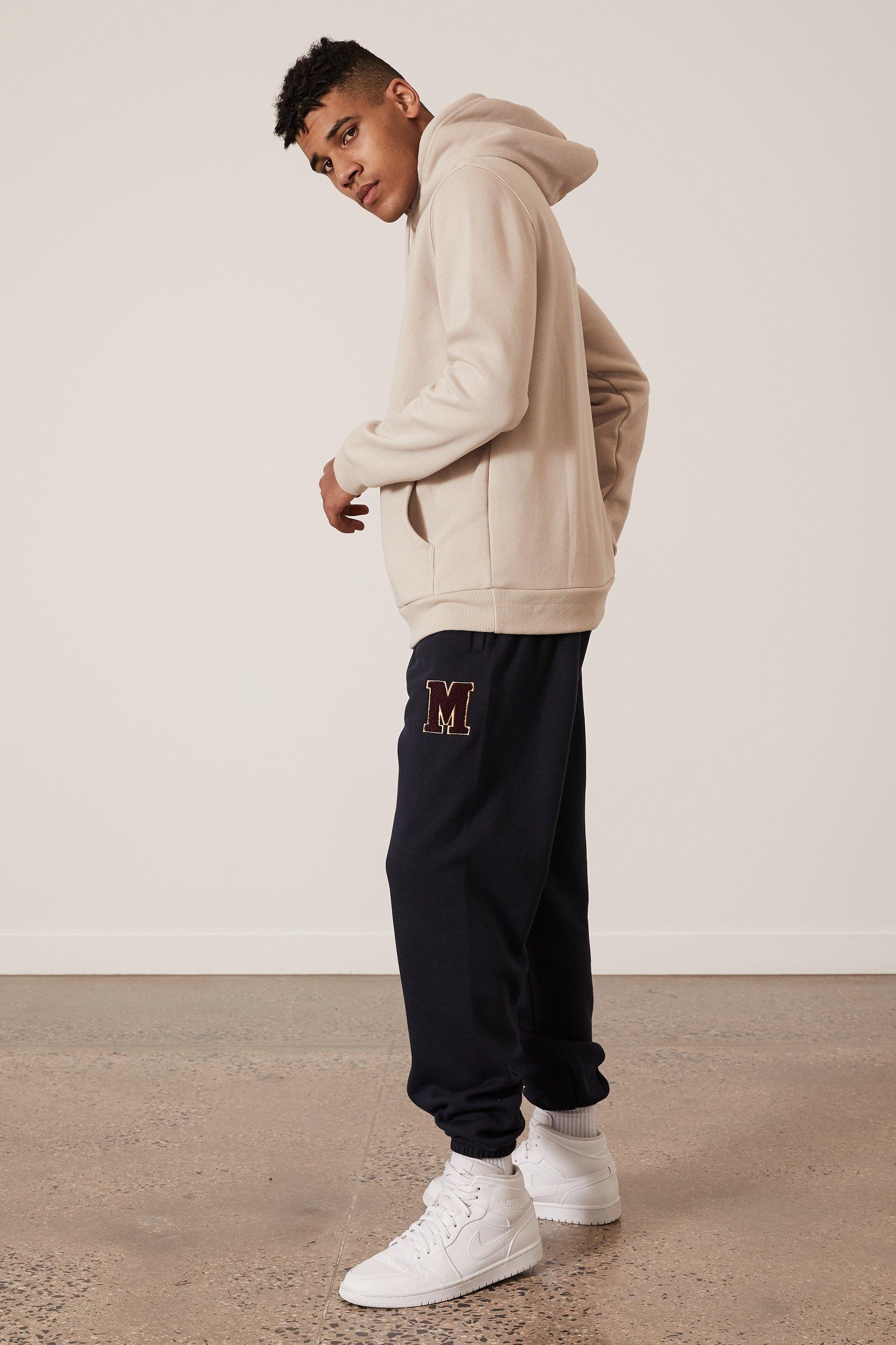 Relaxed graphic trackpant - navy/m Factorie Sweatpants & Shorts ...