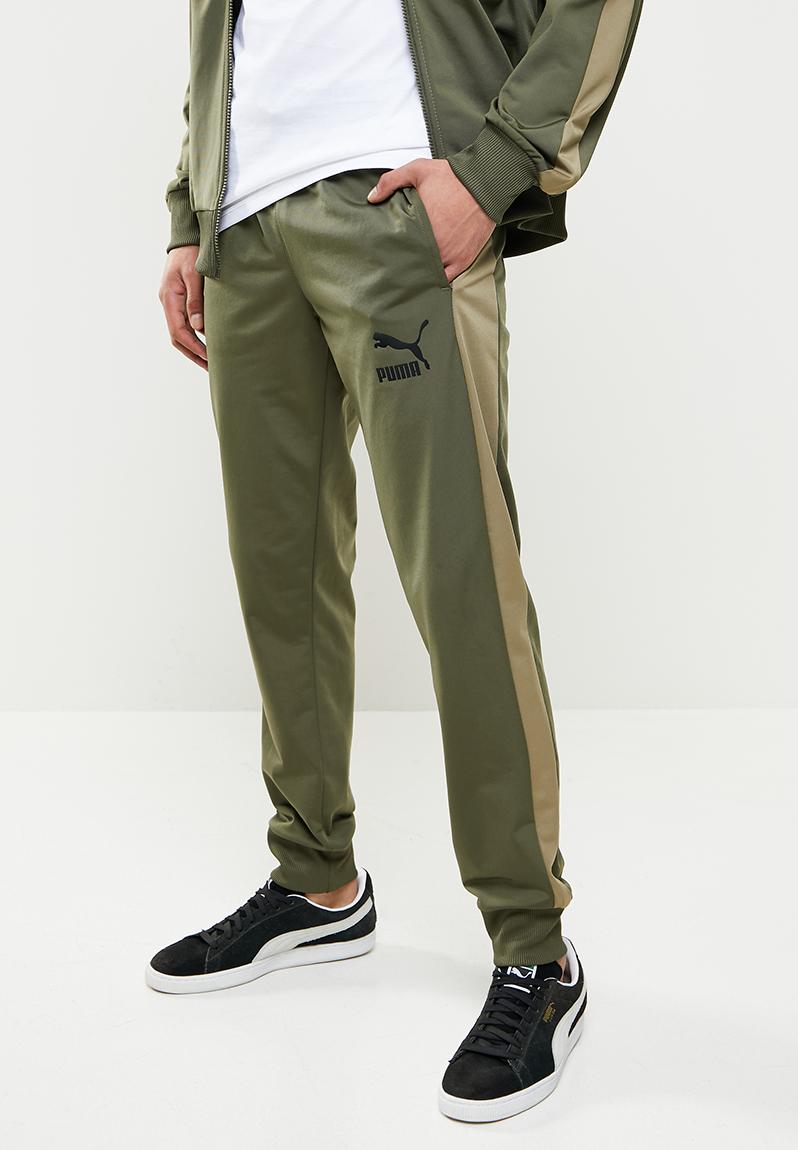 grey leaf track pants