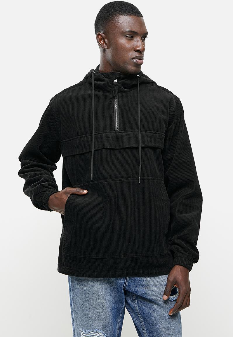 Cord anorak - black Cotton On Jackets | Superbalist.com