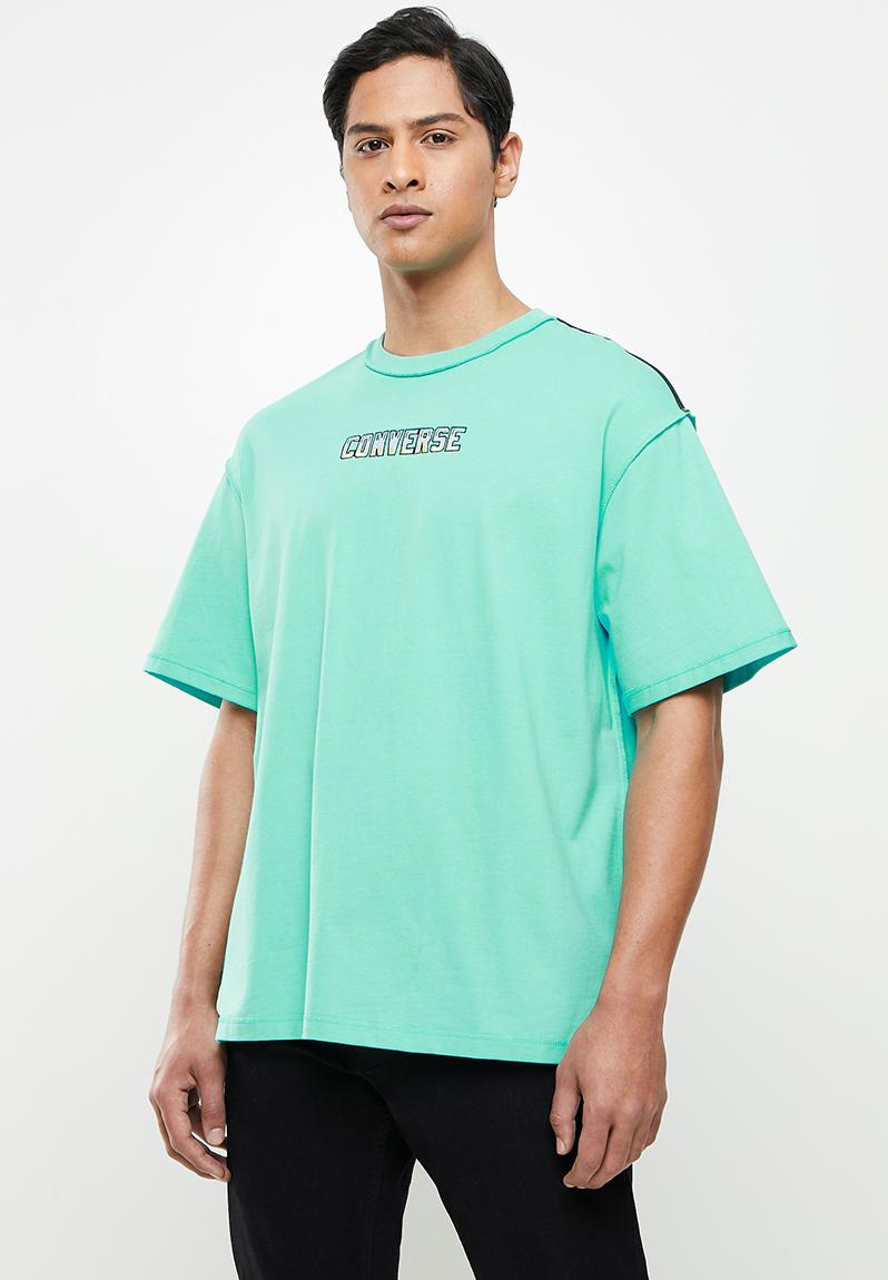 Court ready graphic tee - teal Converse T-Shirts & Vests | Superbalist.com