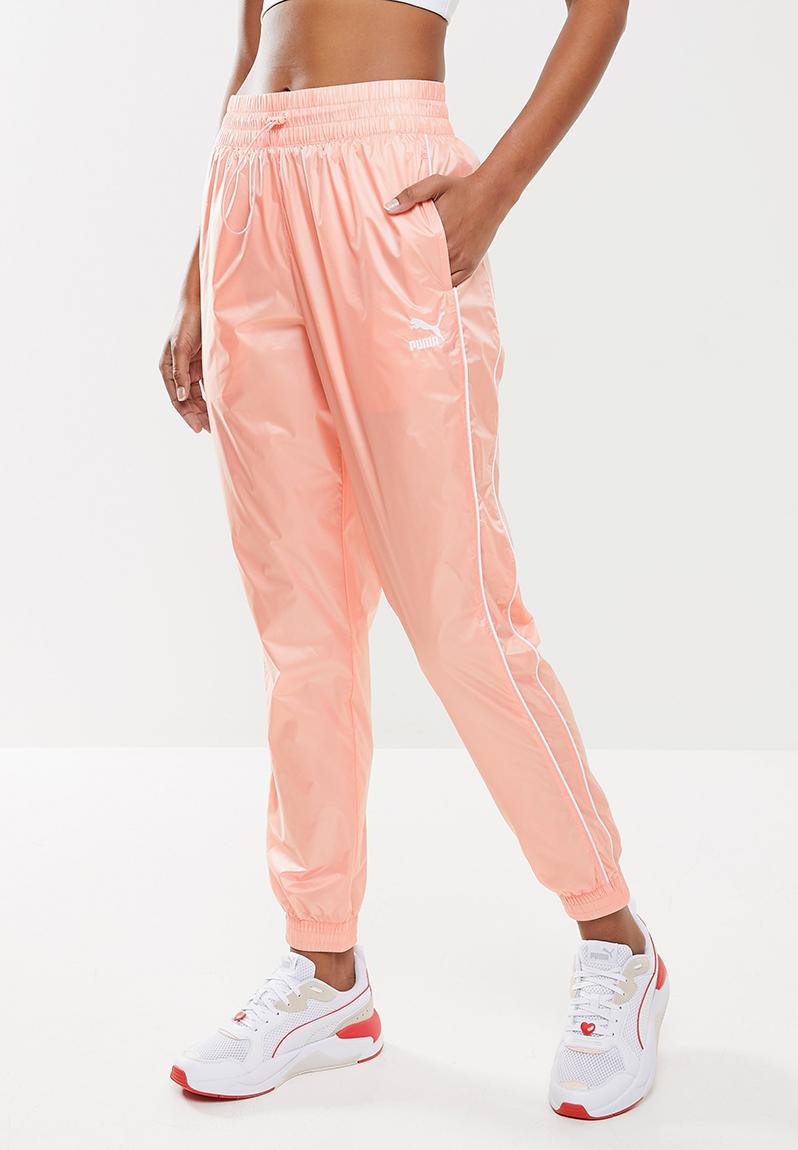 Iconic t7 woven track pant - apricot blush PUMA Bottoms | Superbalist.com