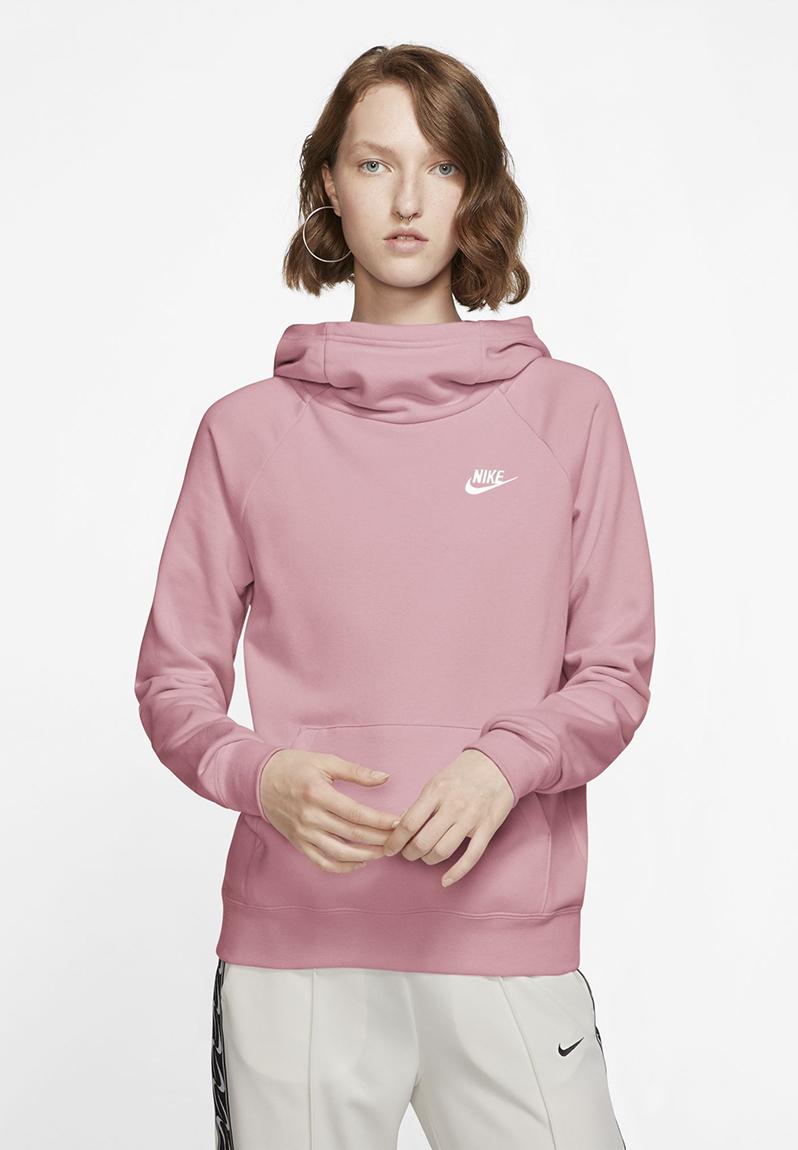 W nsw essntl flc fnl hoodie - pink/white Nike Hoodies, Sweats & Jackets ...