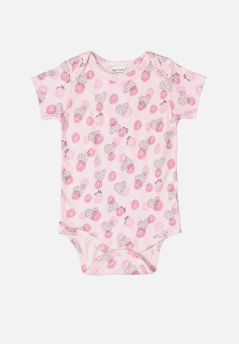Baby heart babygrow - pink UP Baby Babygrows & Sleepsuits | Superbalist.com