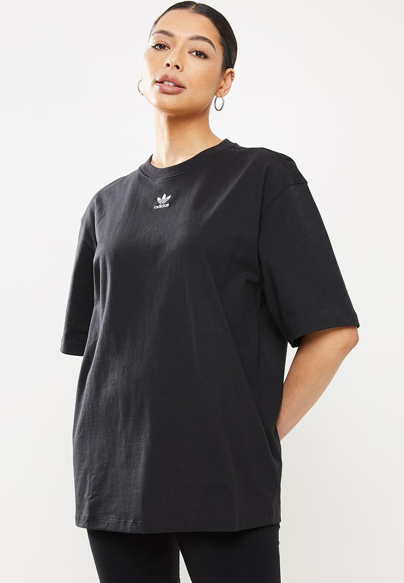 Originals Short Sleeve Tee Black Adidas Originals T Shirts Superbalist Com