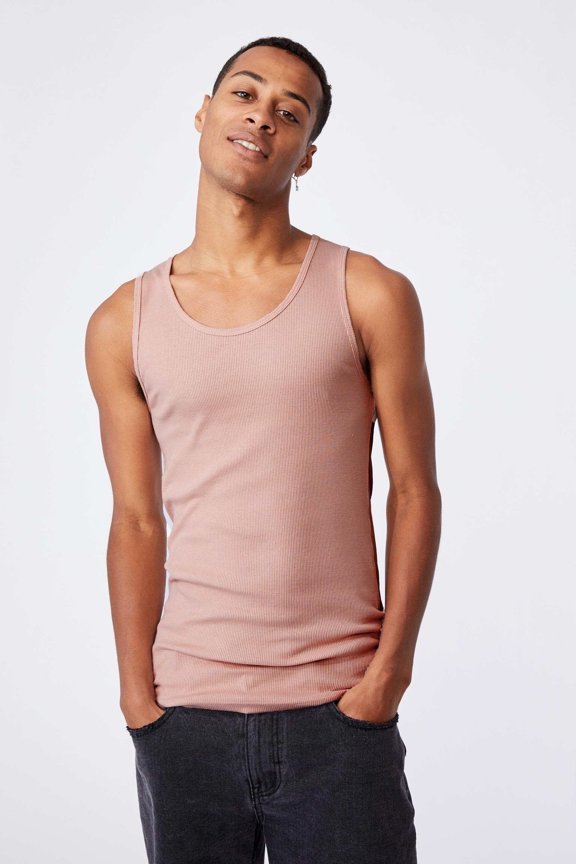 2x2 rib tank - dirty pink Cotton On T-Shirts & Vests | Superbalist.com